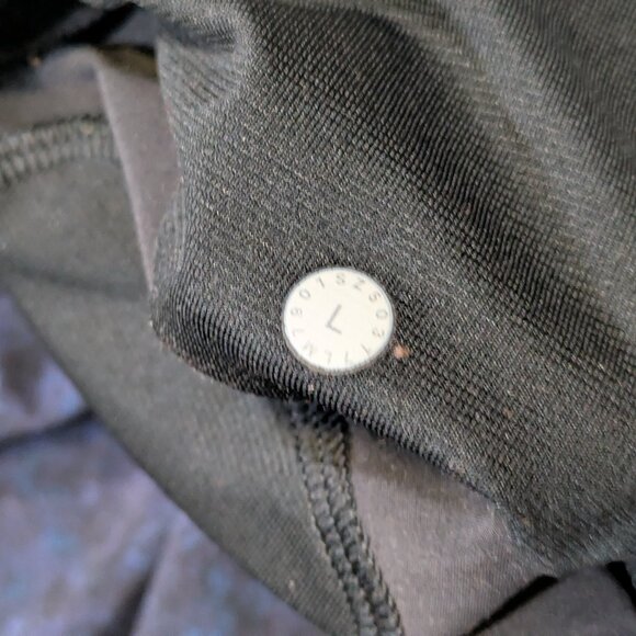 Lululemon Men's Large T.H.E Short Linerless 7" Pointilize Psychic Black Blue - Picture 2 of 8